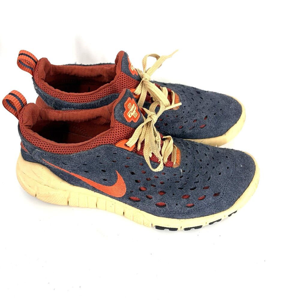 Nike Free Trail 5.0 Shoes Size 8 Mens Navy Red Running Hiking Outdoor Sneaker